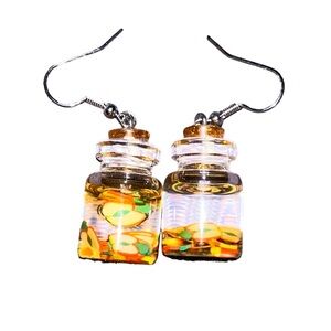 (NEW) Apple Jar Resin Earrings